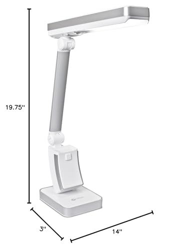 OttLite 13W Slimline Desk Lamp ideal for home, office, and reading tasks