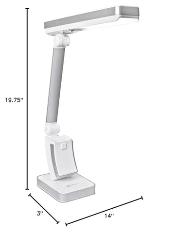 OttLite 13W Slimline Desk Lamp ideal for home, office, and reading tasks