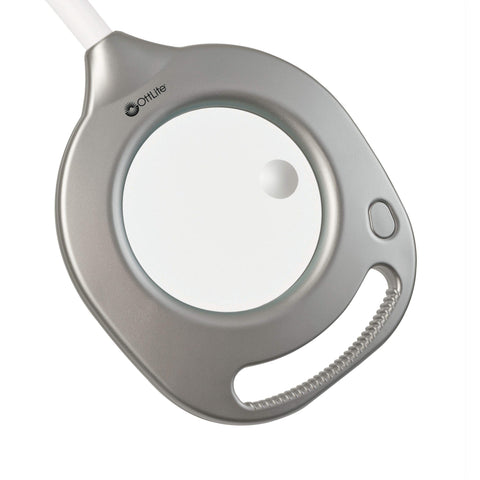 OttLite 43828C flexible neck light head positioned for precise lighting