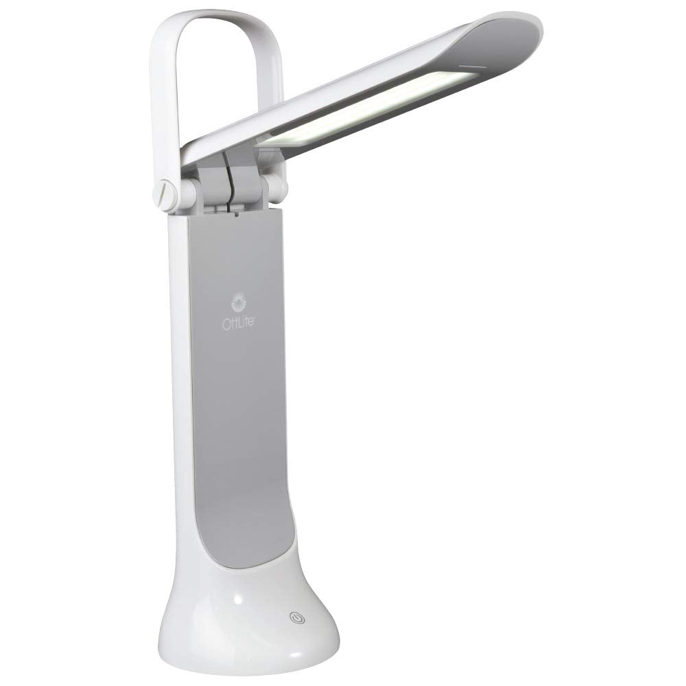 OttLite portable carry-handle task lamp offering on-the-go lighting.