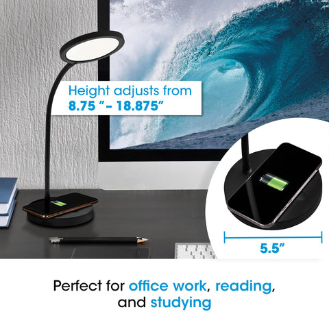 OttLite three-color modes offer warm to daylight settings for tasks