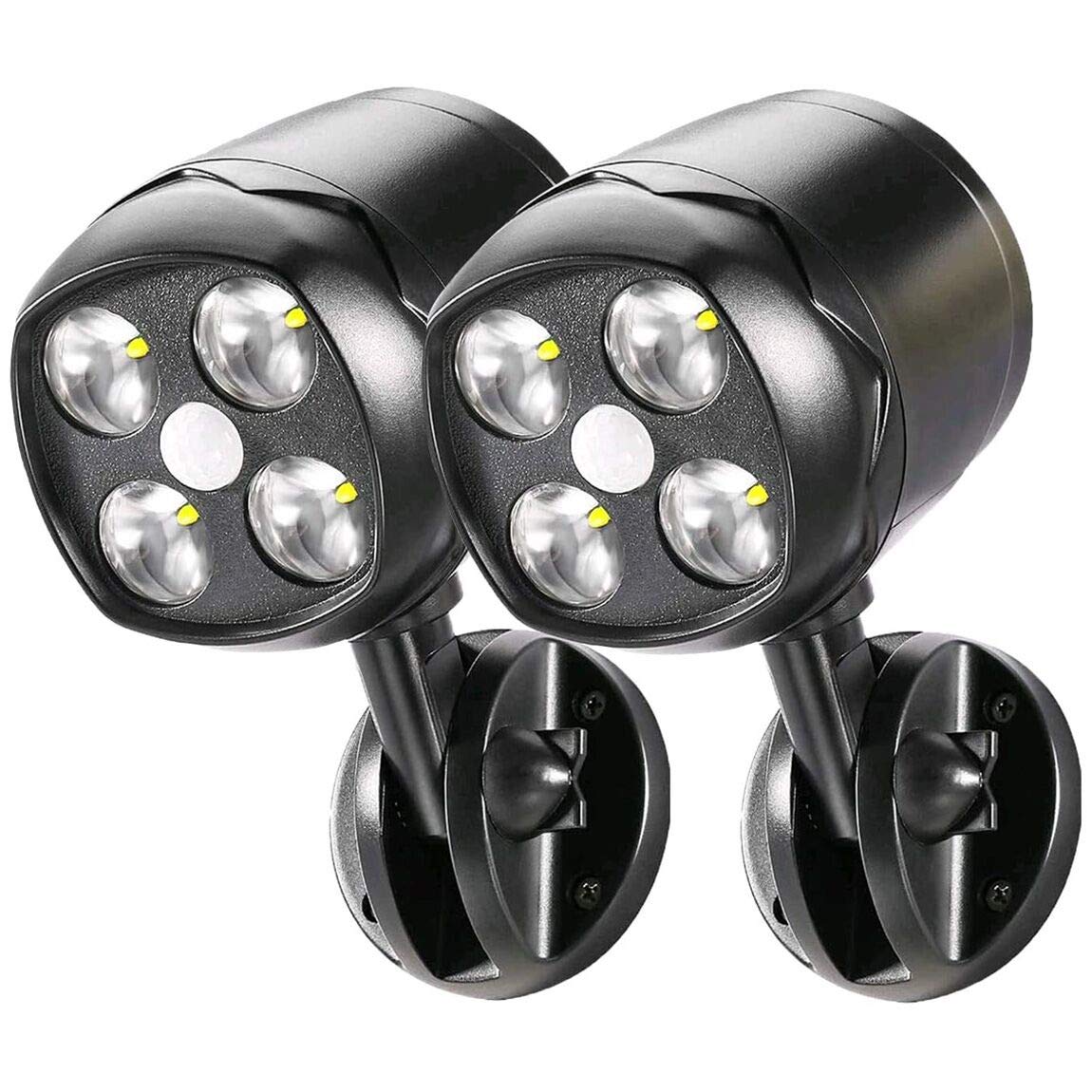 OTTYMER front‑door battery‑operated outdoor motion light illuminates entry at night.