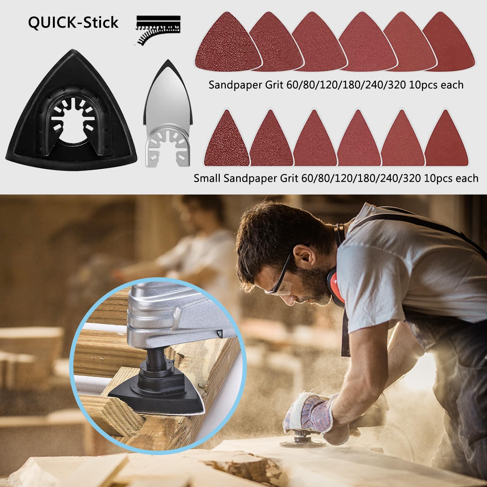 OTUCO high-carbon stainless steel blades resist corrosion for longer life.