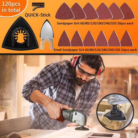 OTUCO wood, plastic, plaster, and metal cutting kit for renovations.