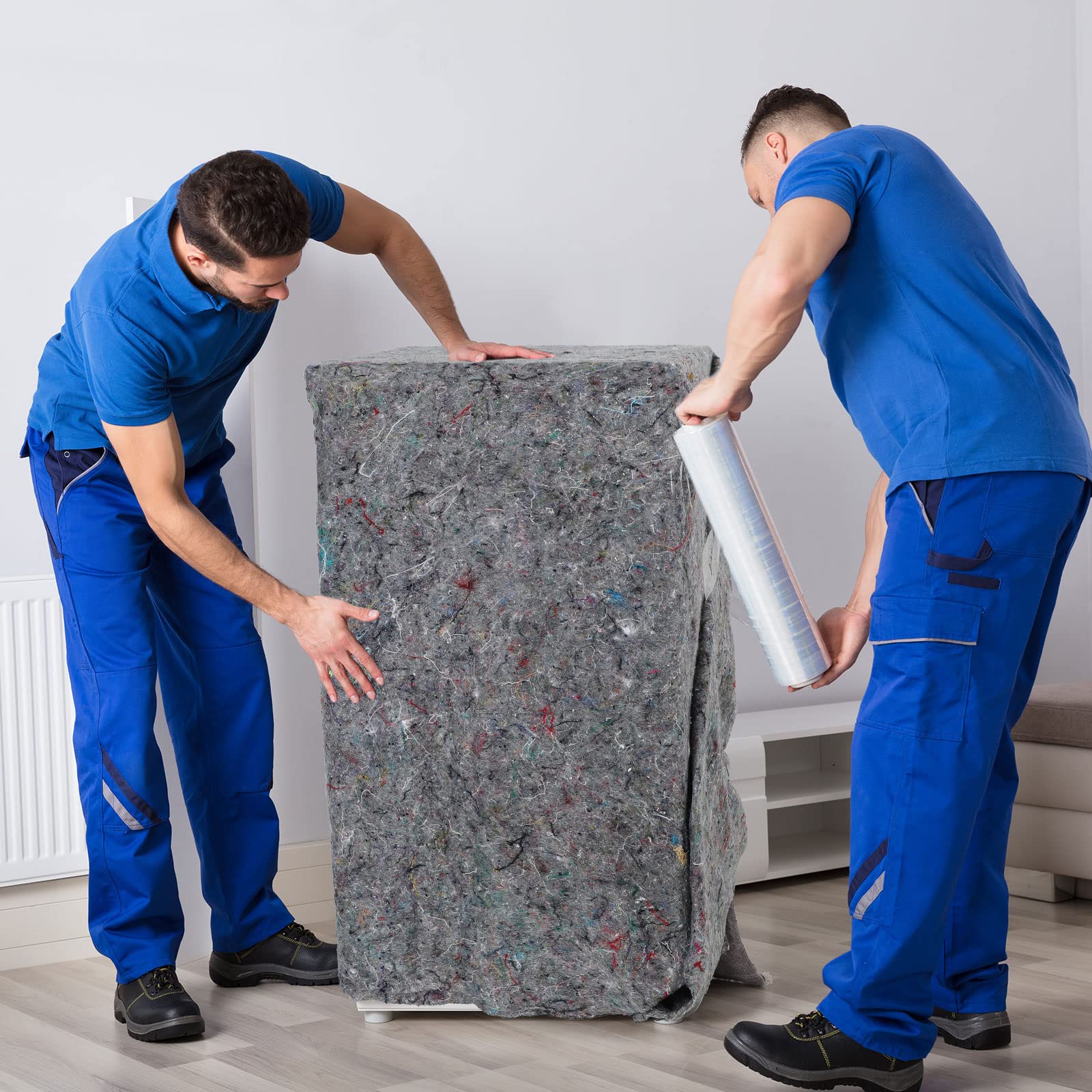Oudain foldable blanket saving space when stored in a car or truck.
