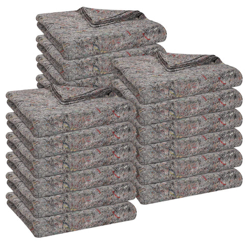 Oudain moving blanket 12-pack contents for furniture wrapping and appliance protection.