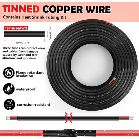 Oududianzi 30ft length provides ample reach for LED strips.