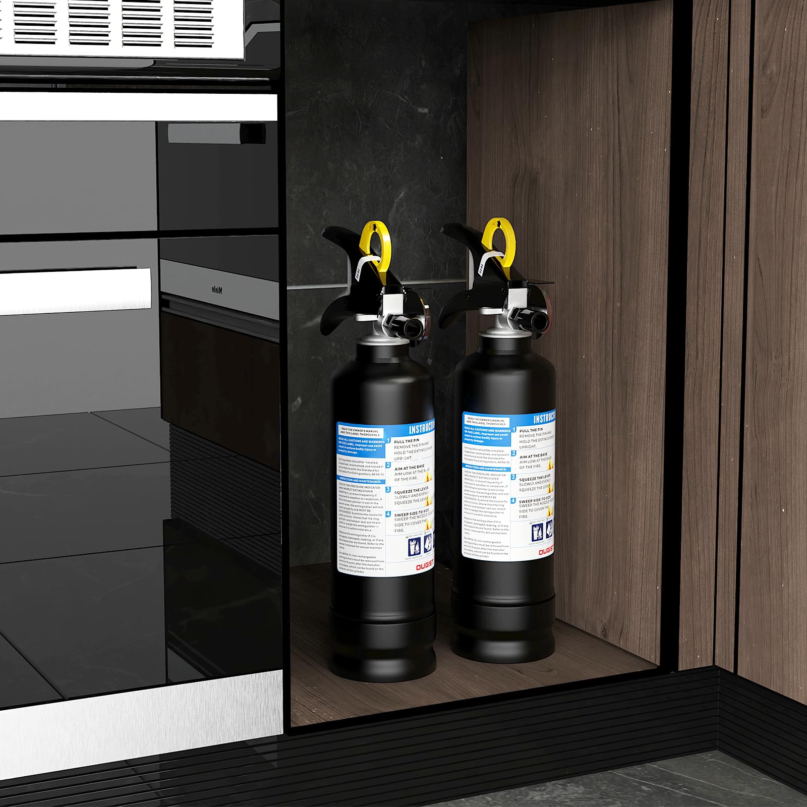 Ougist patented safety sticker label underscores trusted design.