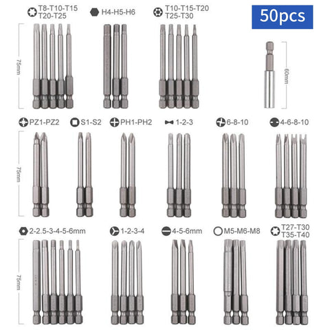 OUKENS built-in drill bit securing system keeps bits locked safely