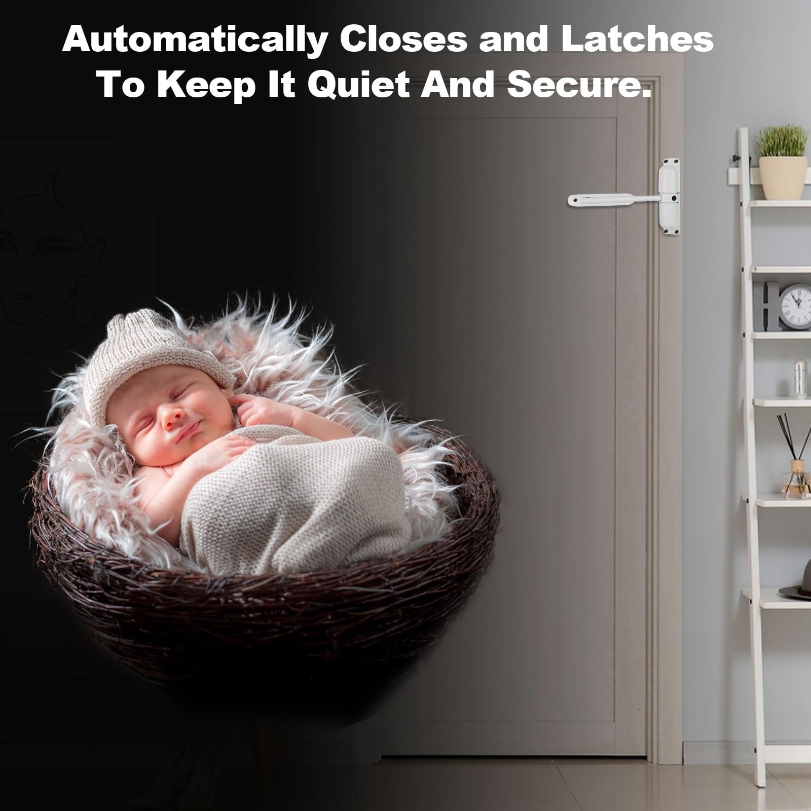 Oungy compact base measures 4.57 x 0.98 inches for a discreet fit.