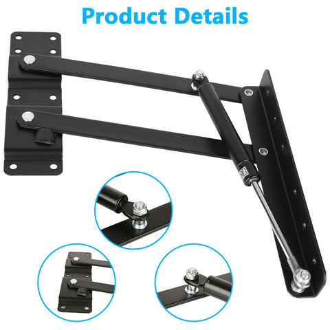 Oungy durable iron hinge resists bending during use.