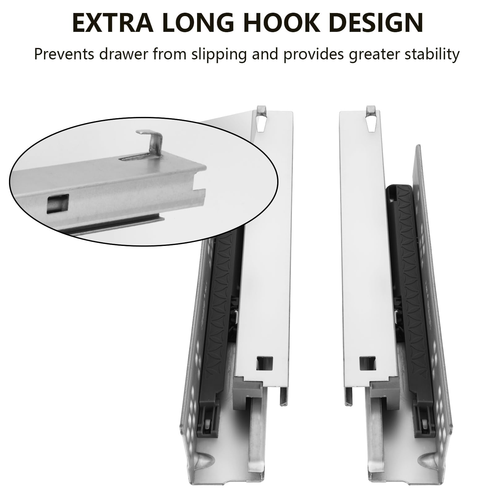 Oungy hydraulic damping buffer enabling gentle, silent closing