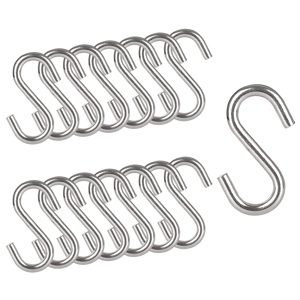 Oungy S hooks for hammock stand, corrosion-resistant and durable for outdoor use.