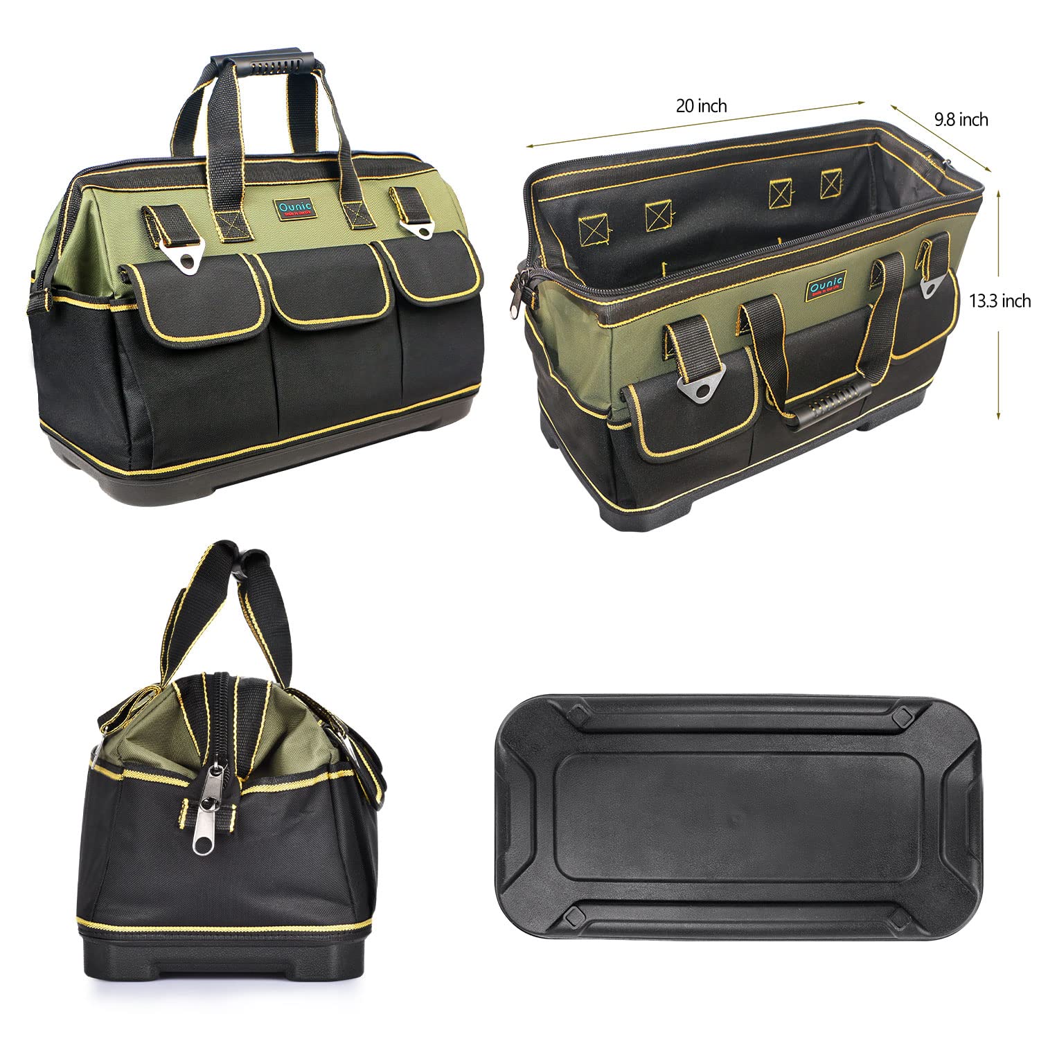 Ounic tool bag supports up to 30 kg for heavy gear.