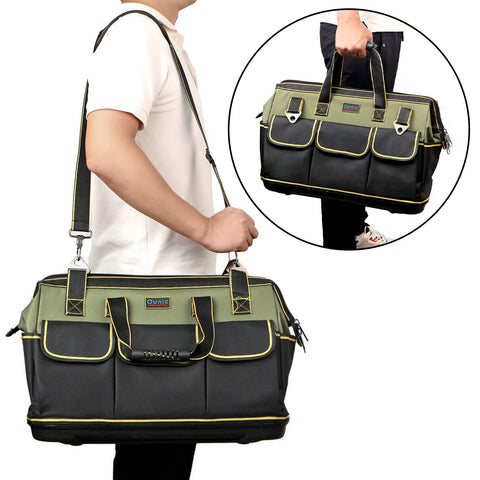 Ounic bag withstands wind, rain, snow, and sun exposure on outdoor projects.