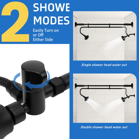 OURBAOFU 180-degree rotating heads adapt to user height and angle.
