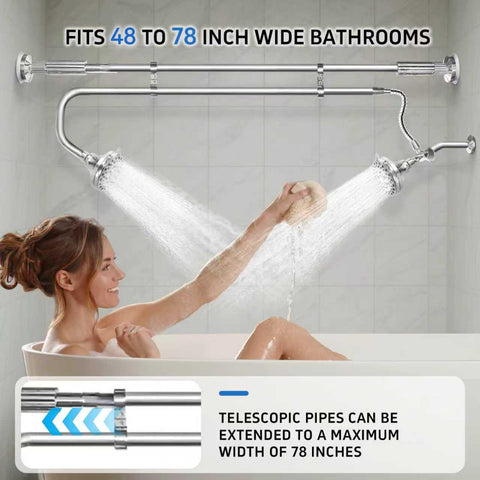 OURBAOFU high-pressure spray settings offer a powerful cleanse.