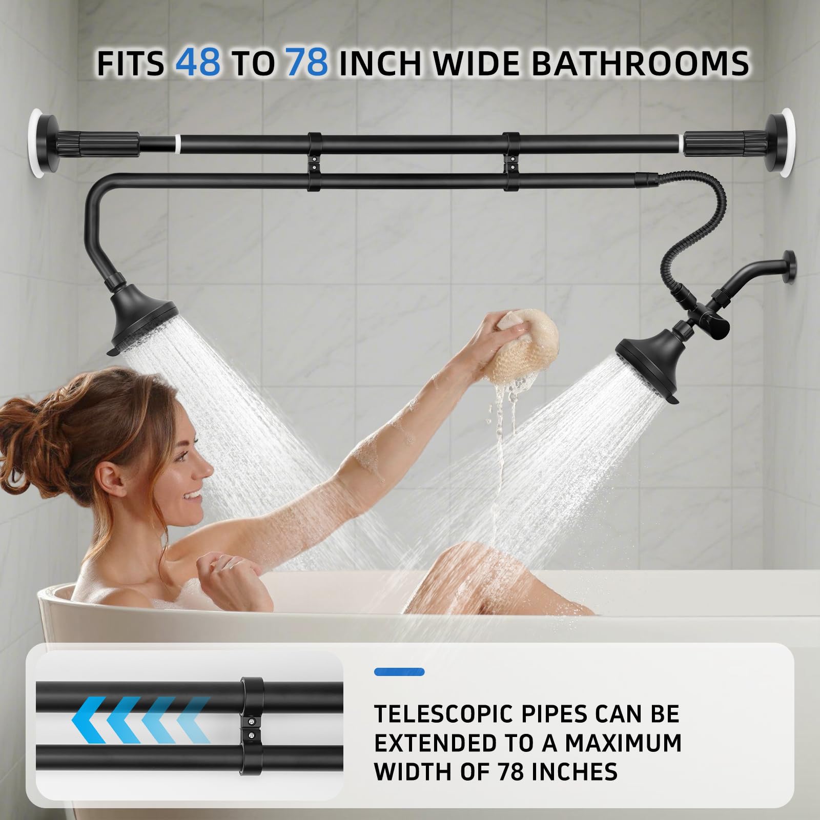 OURBAOFU stainless steel construction resists rust and lasts.