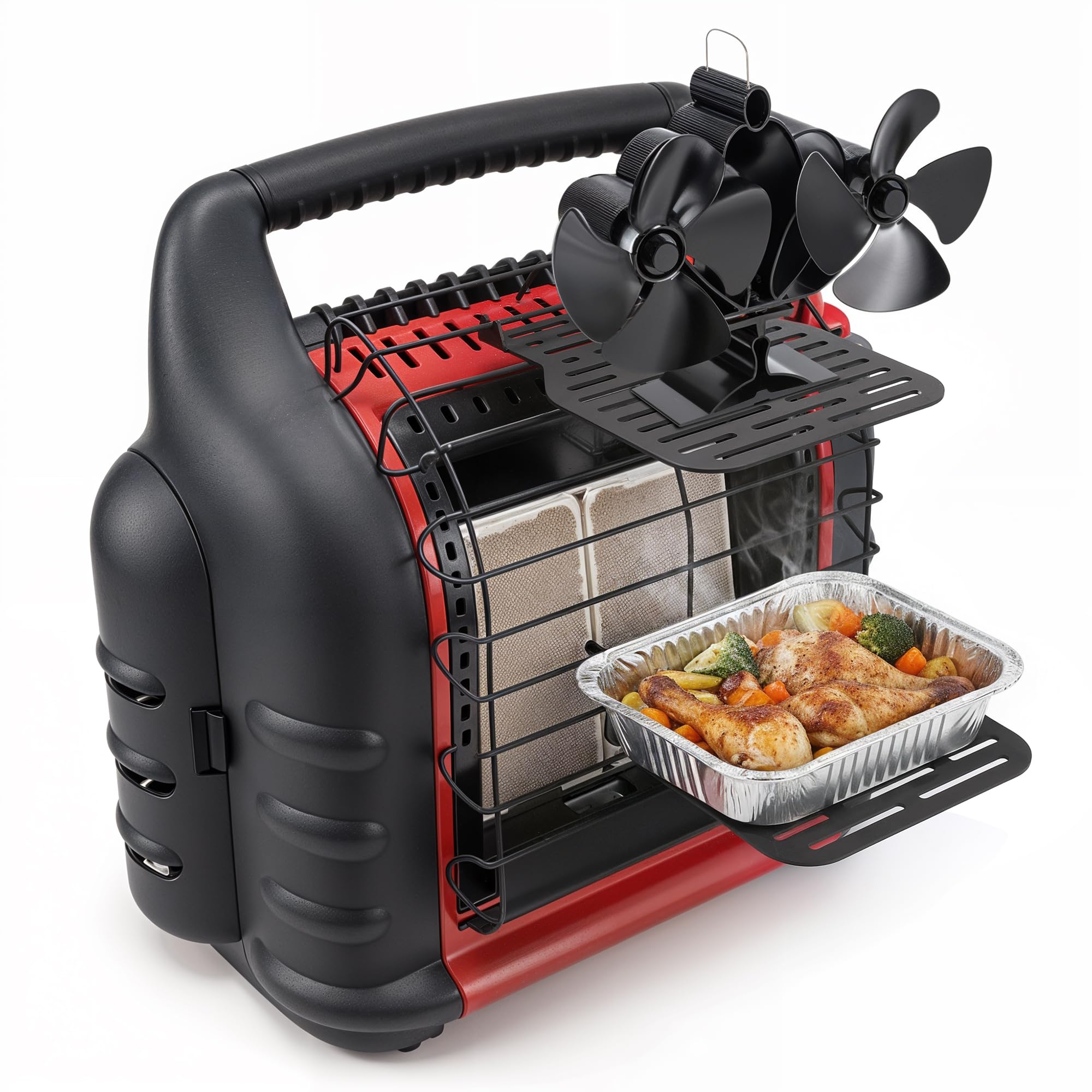 Ourhom heater bracket portable storage bag keeps equipment organized during travel.