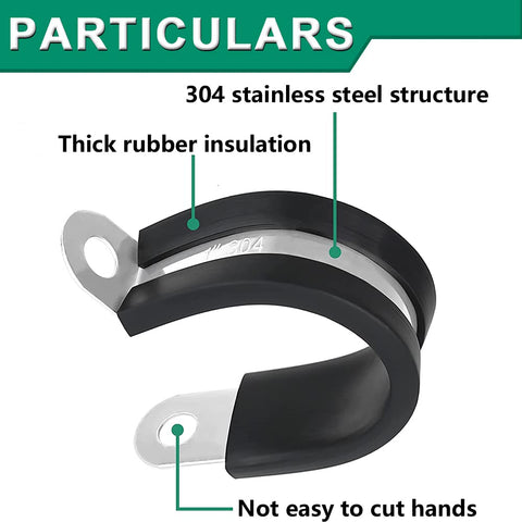 Ouru cushioned insulated clamps protect wires from vibration and wear