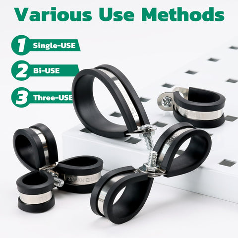 OURU easy-installation R-shaped clamps enable quick positioning