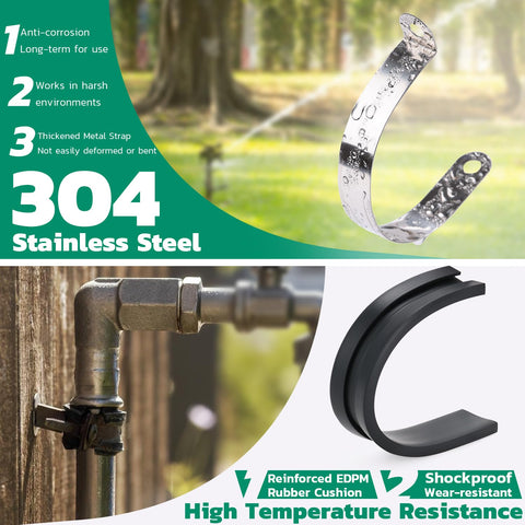 OURU EPDM-insulated clips protect lines and tubes from shocks
