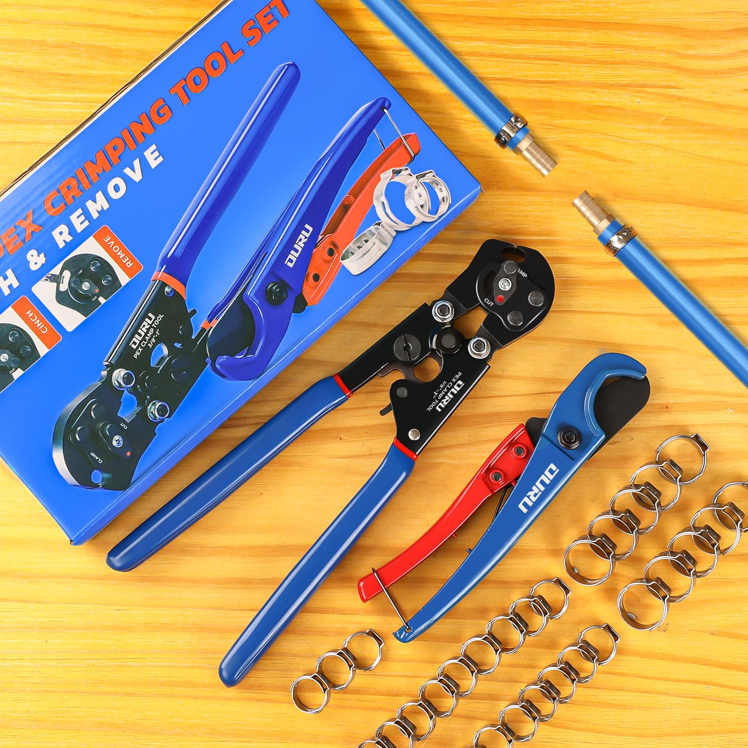 OURU ergonomic non-slip handle design for comfortable use