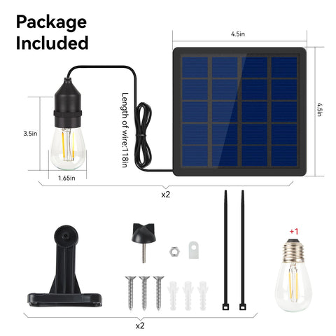 Ousam Led auto on-off dusk-to-dawn feature conserves energy and runs autonomously.