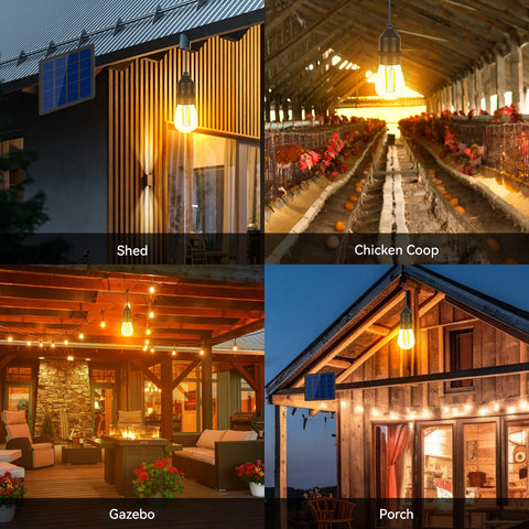 Ousam Led indoor-outdoor installation ready, no wiring required for quick DIY lighting.