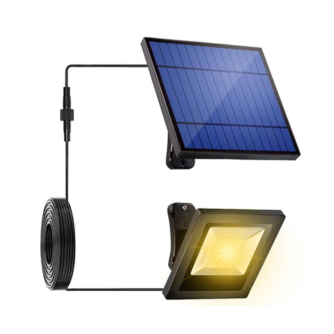 Ousam Led solar panel with dusk-to-dawn sensor for automatic outdoor lighting