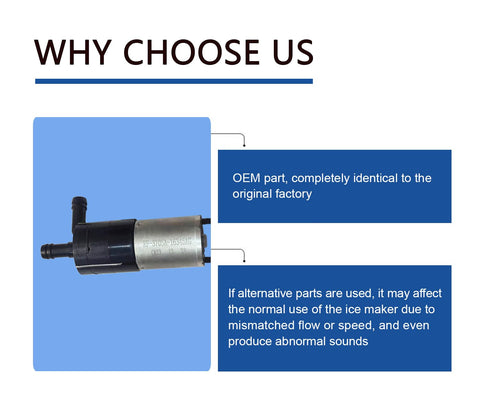 Installation steps for Ousted KPW26C-12C2 OEM pump, enabling quick replacement.