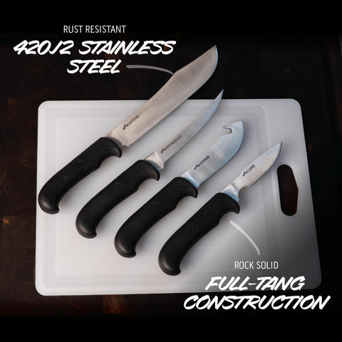 Outdoor Edge butcher knife for carving big cuts and roasts.