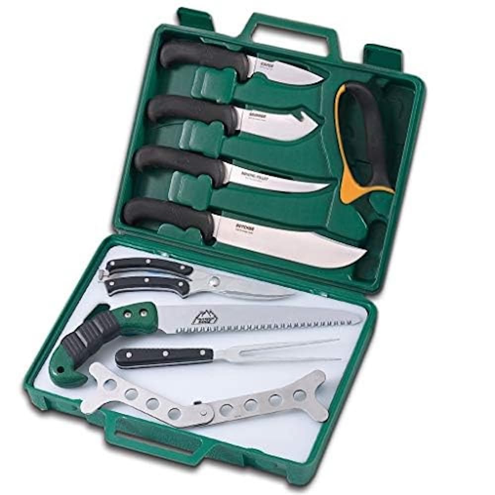 Outdoor Edge Game Processor caping knife for clean field dressing.