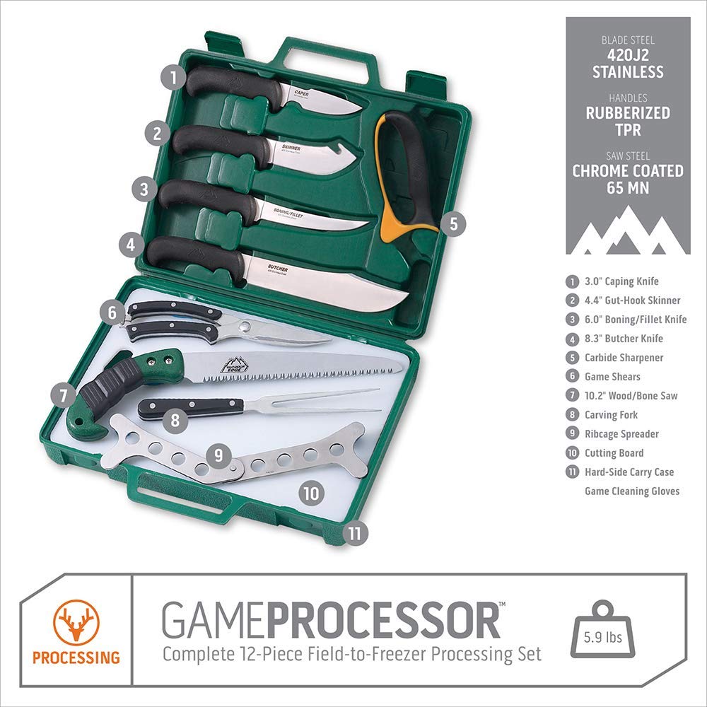 Outdoor Edge hard-side carry case for portable organization.