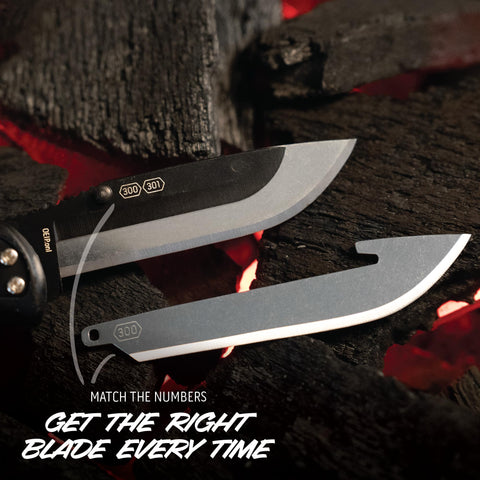 Outdoor Edge Onyx pocket clip enables easy carry and quick access.