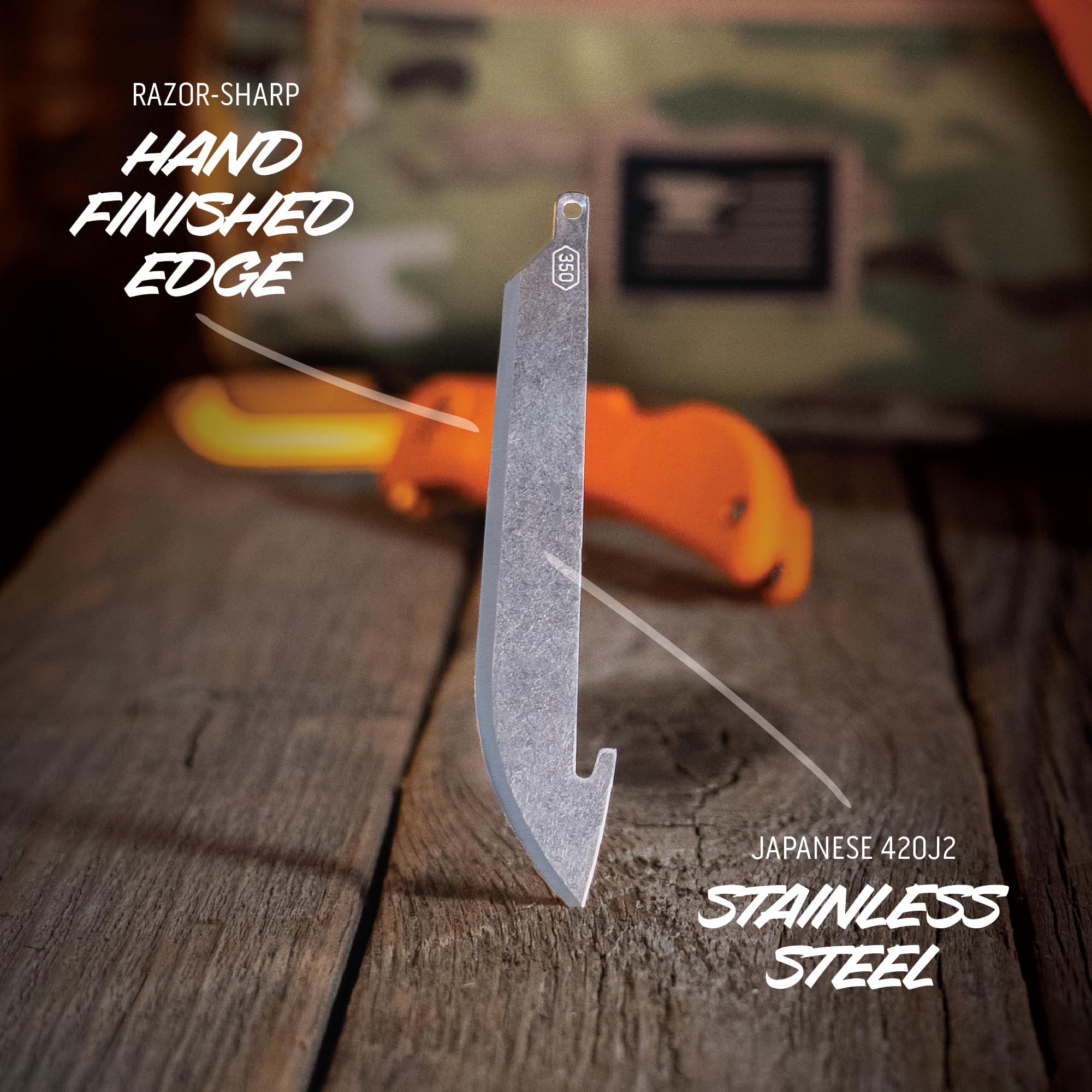 Outdoor Edge RazorSafe 24-pack packaging illustrates bulk savings for DIY and hunting.