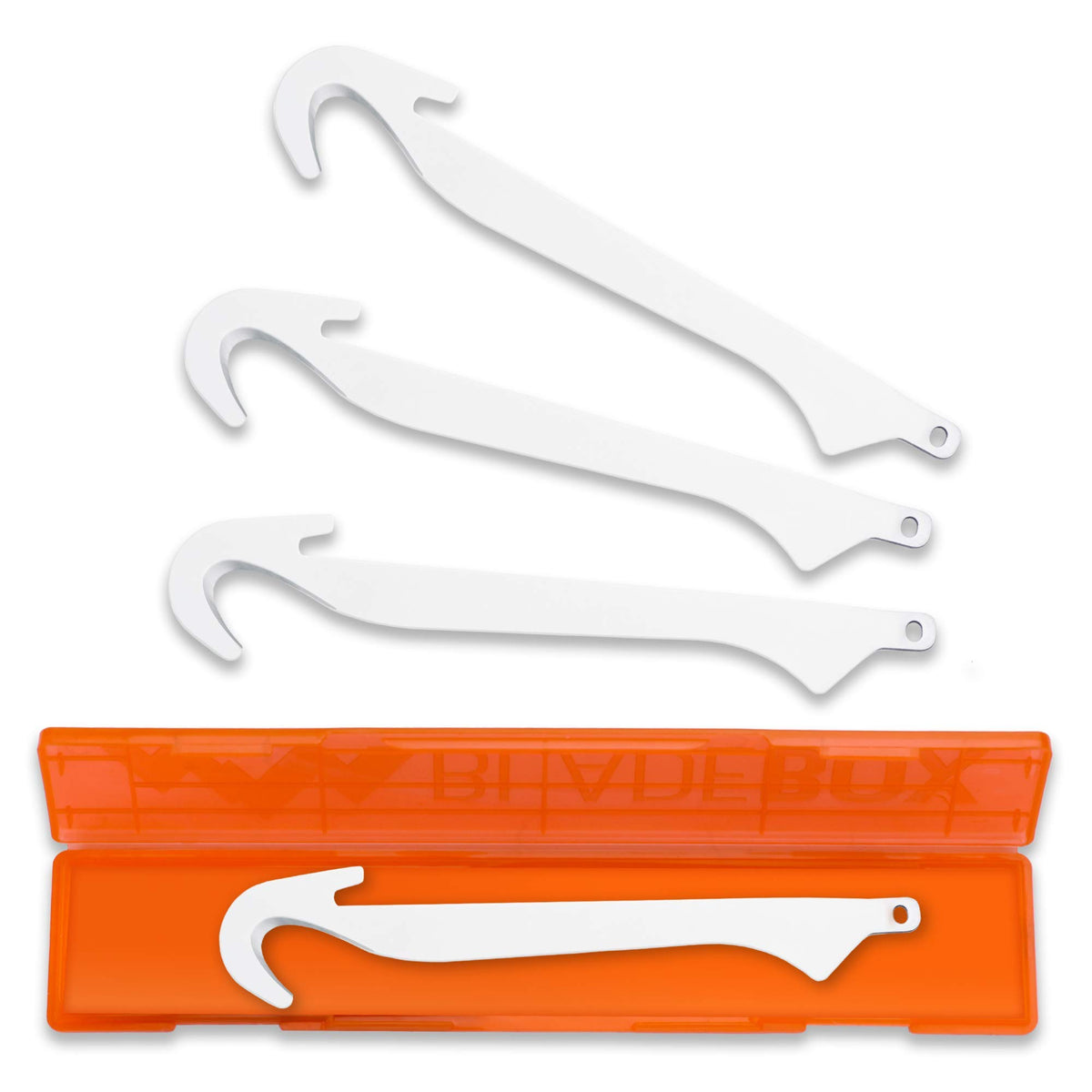 Outdoor Edge RazorSafe replacement gutting blades ready for field use.