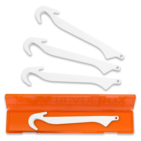 Outdoor Edge RazorSafe replacement gutting blades ready for field use.