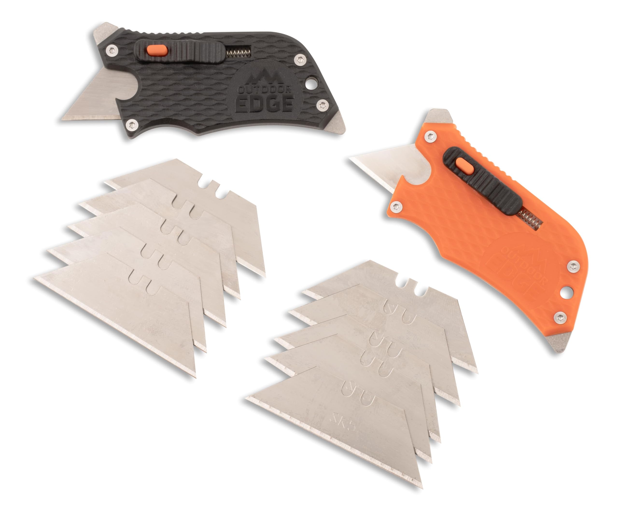 Outdoor Edge SlideWinder blade slot demonstrates quick blade changes for precise cuts.