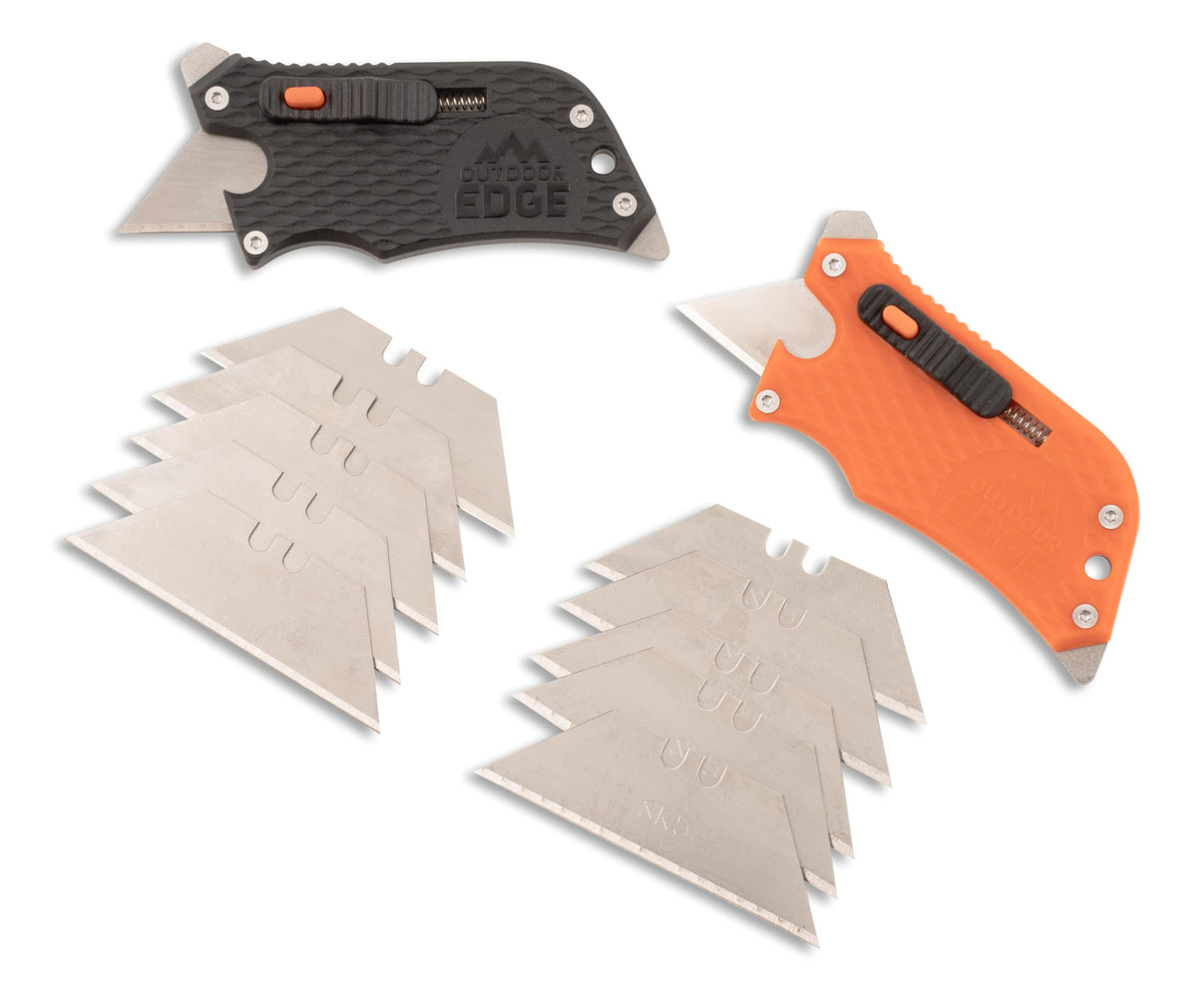 Outdoor Edge SlideWinder blade slot demonstrates quick blade changes for precise cuts.
