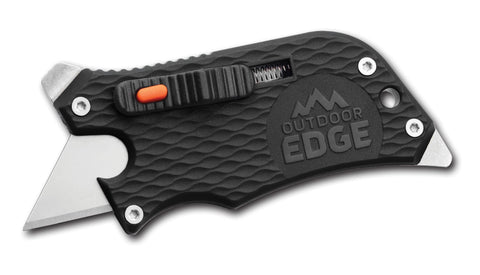 Outdoor Edge SlideWinder pry bar supports light prying tasks.