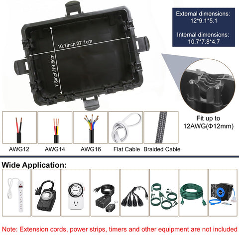 OUTDSPLY wall-mount option with hanging holes for easy installation.