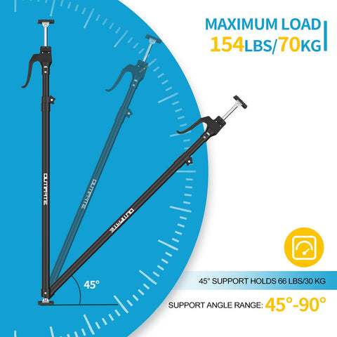 OUTIMATE height-adjustable pole extending from 49-1/5 to 114-1/5 inches