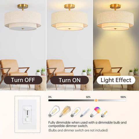 Outiron living room lighting delivering warm, even illumination