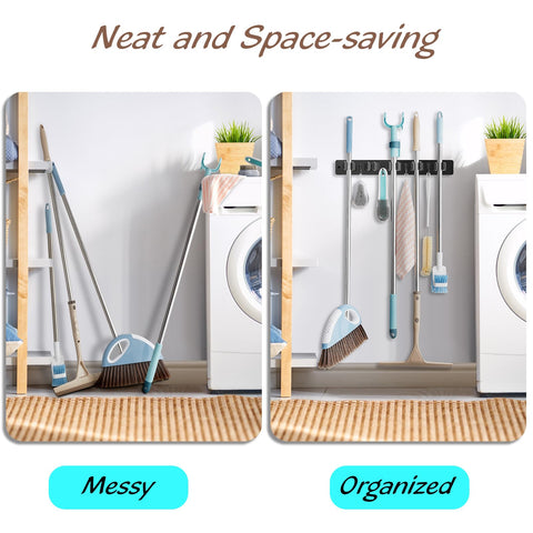 OUTNILI five roller clips securely grip tool handles for storage.
