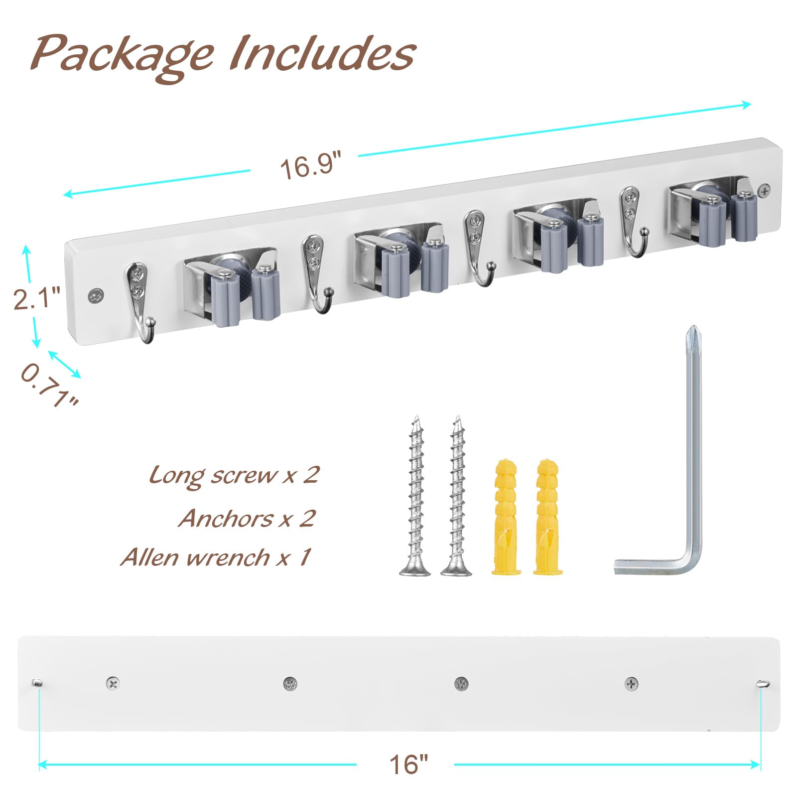 OUTNILI suitable for indoor or outdoor use, ideal behind doors or in closets