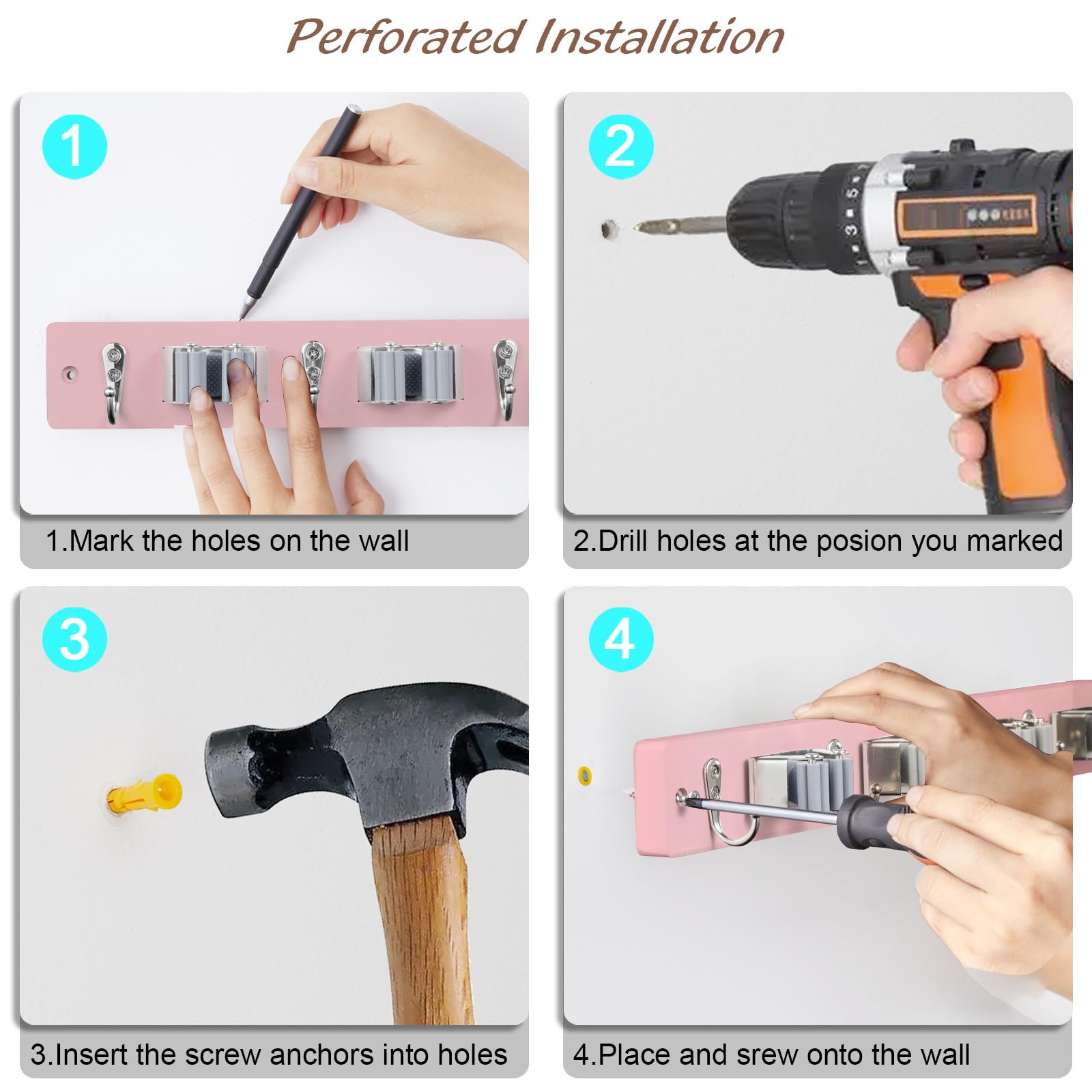 OUTNILI pink organization solution saves closet space and speeds cleaning routines