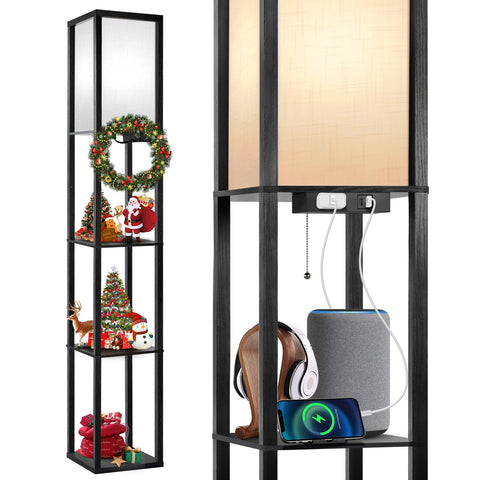 OUTON floor lamp in a living room creating warm ambient lighting