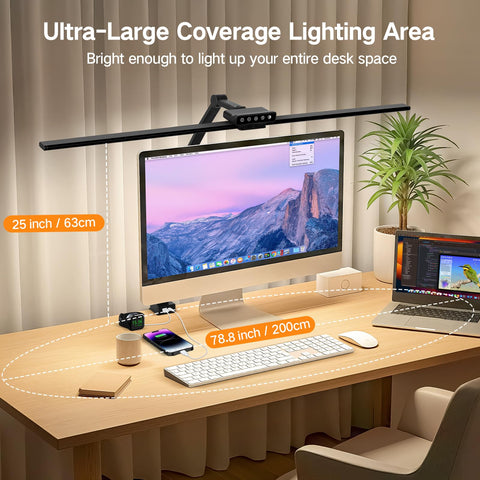 OUTON LED desk lamp with three damped joints for stable angles.