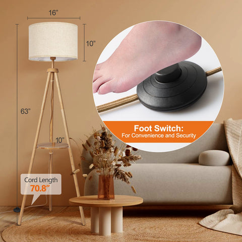 OUTON shelf display platform holding photos and decor